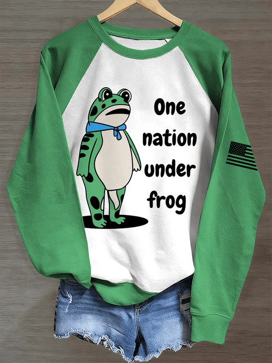 🔥Buy 3 Get 15% Off🔥Women's FDT Printed Crew Neck Sweatshirt