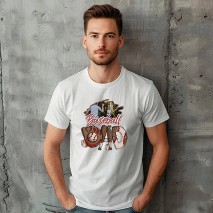 Custom Baseball Photo Dad Shirt, Best Dad Ever Personalized Father's Day Tee, Father's Day Gift