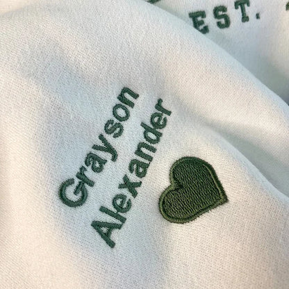 Personalized Mama Sweatshirt with Kid Names on Sleeve, Mothers Day Gift, Birthday Gift for Mom
