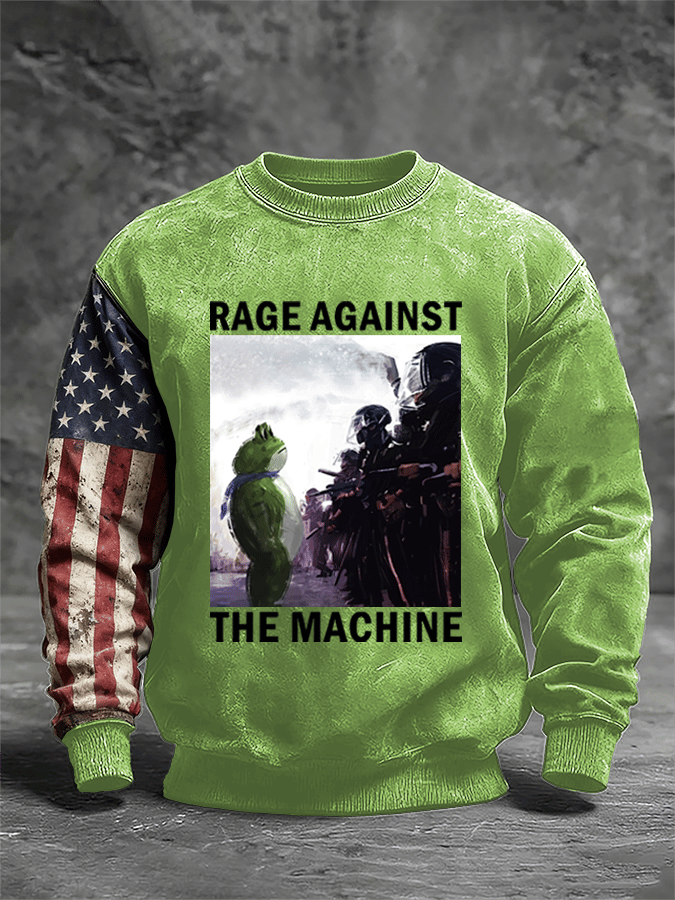 🔥Buy 3 Get 15% Off🔥Men's FDT Print Crew Neck Sweatshirt