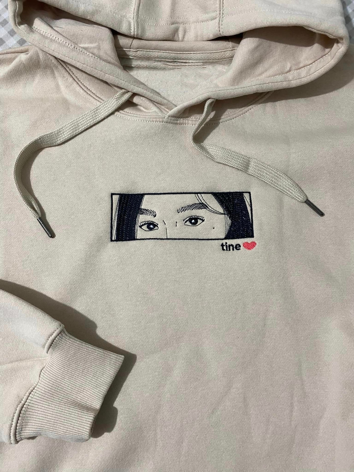 Custom Art Eyes Embroidered Sweatshirt