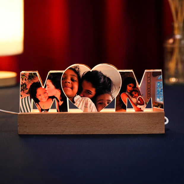 Personalized MOM LED Light - Custom Night Light Gift ✨