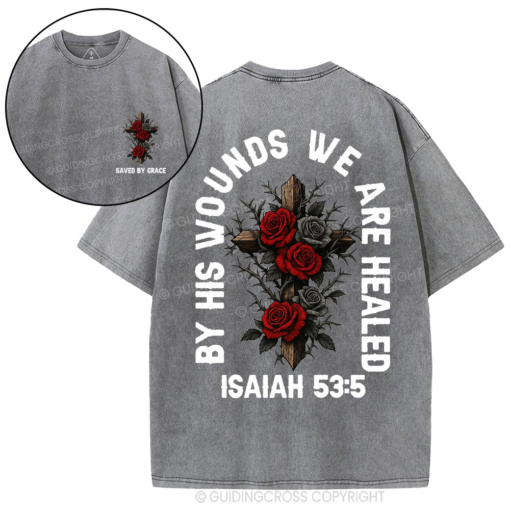 Saved By Grace Christian Washed T-Shirt