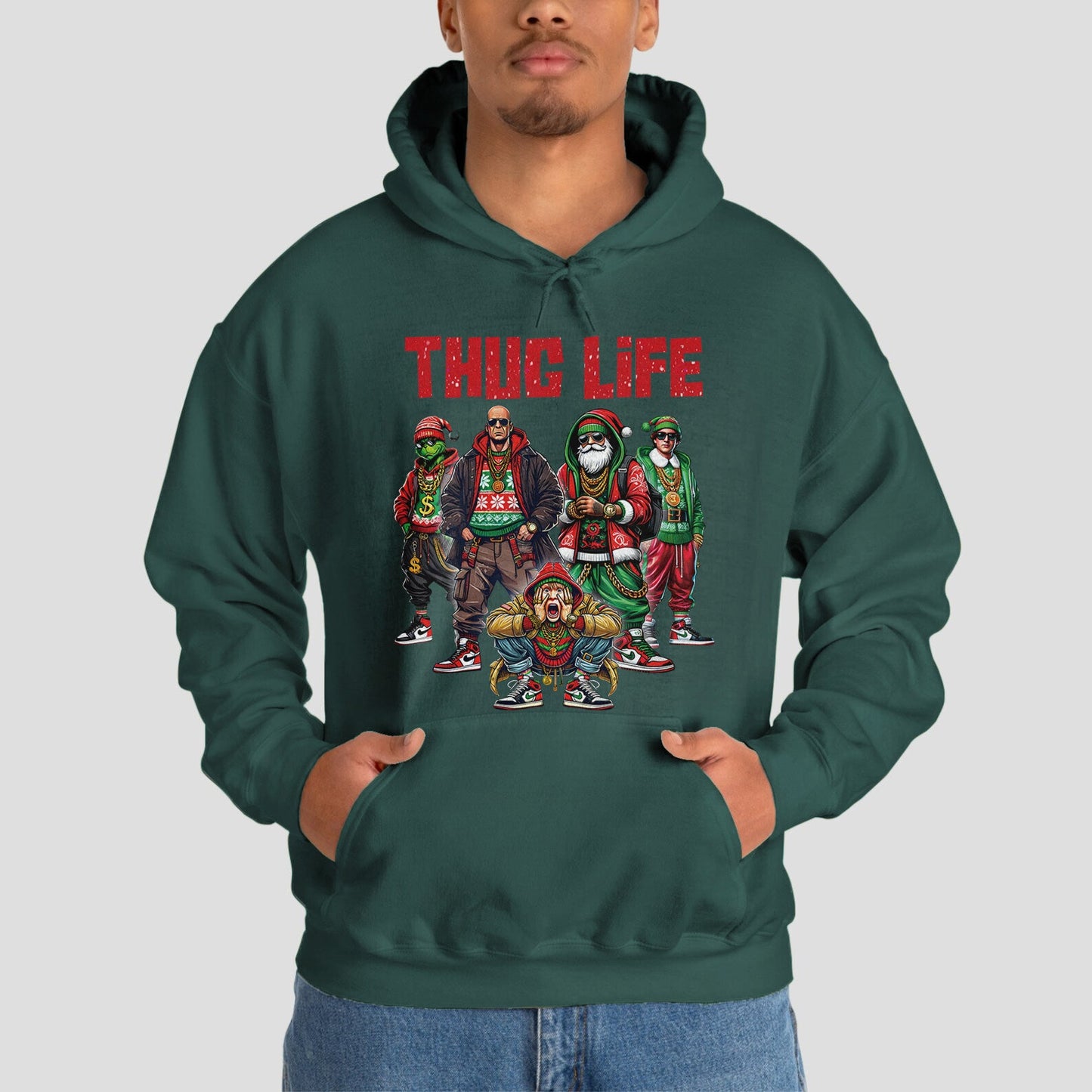 Custom Embroidered Christmas Movie Character T-Shirt | Christmas Gifts