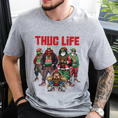 Custom Embroidered Christmas Movie Character T-Shirt | Christmas Gifts