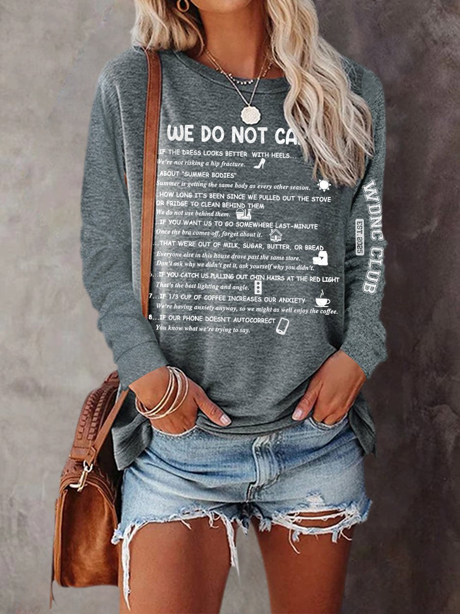 🔥Buy 3 Get 15% Off🔥Retro Funny WDNC Club Menopause Perimenopause Print T-Shirt