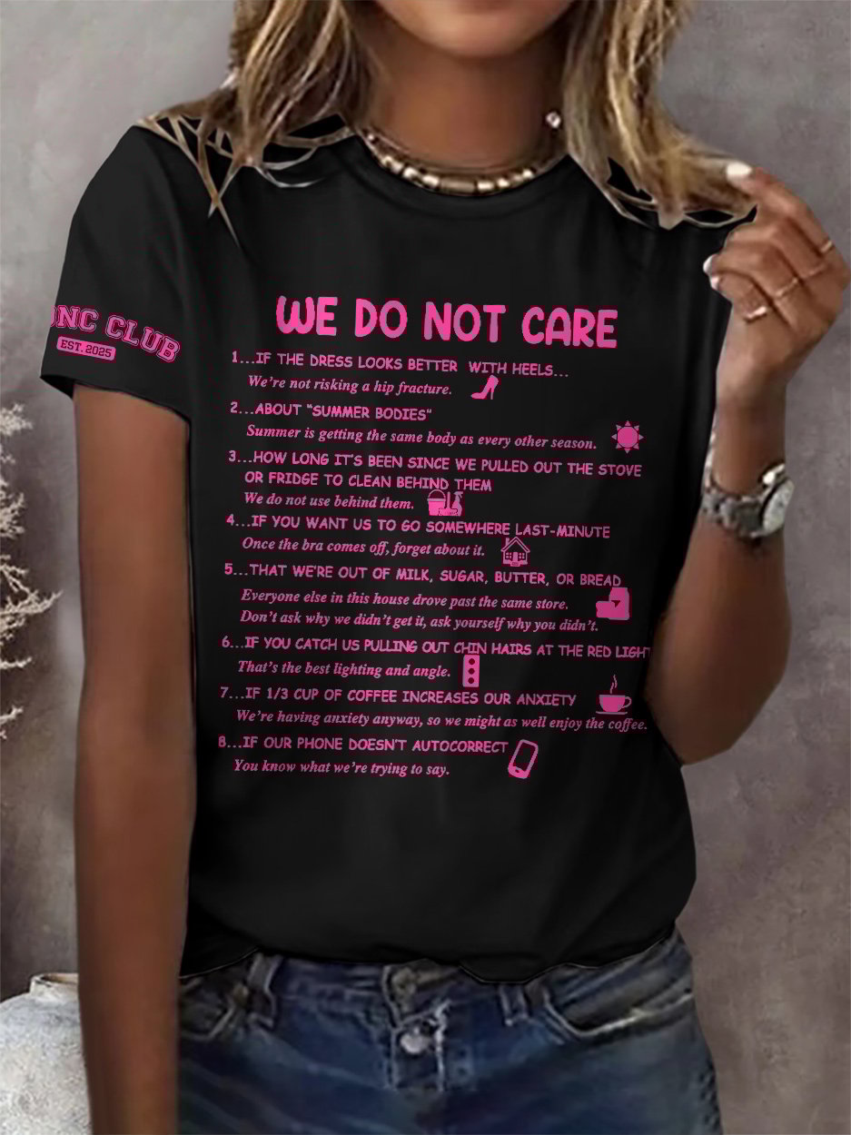 🔥Buy 3 Get 15% Off🔥Retro Funny WDNC Club Menopause Perimenopause Print T-Shirt
