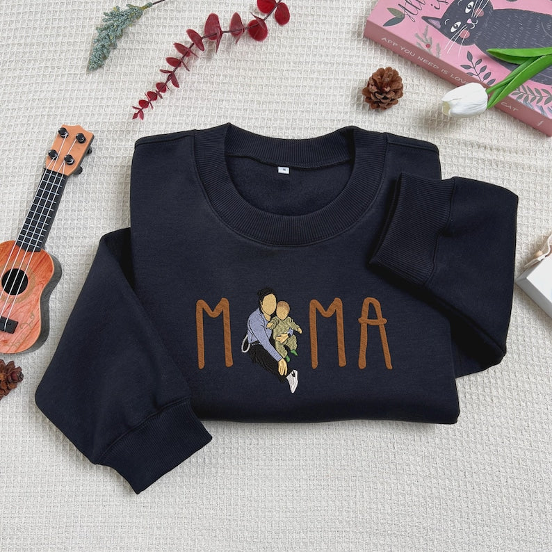Personalised Mum Embroidered Sweatshirt