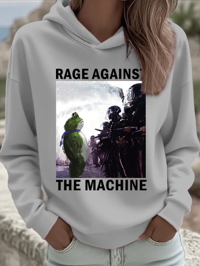 🔥Buy 3 Get 15% Off🔥Women's FDT Printed Hooded Sweatshirt