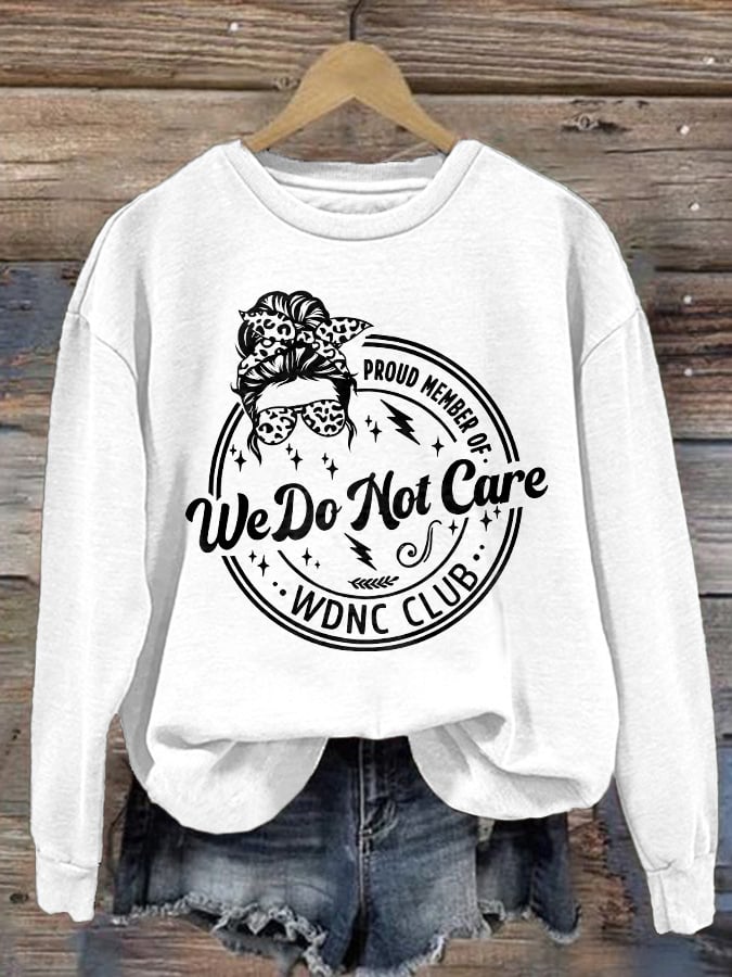 🔥Buy 3 Get 15% Off🔥Retro Funny Proud Member Of WDNC Print Sweatshirt