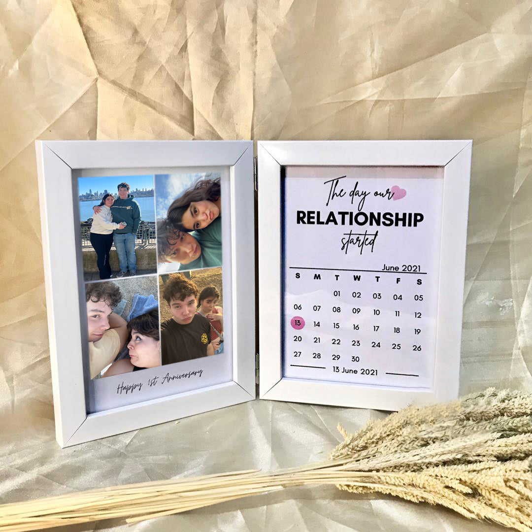 💖🎁Customized Couple Photo Folding Photo Frame, Valentine's Day Gift, Anniversary Gift