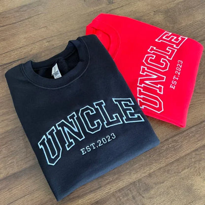 Custom Embroidered DAD Sweatshirt, Father's Day Gift