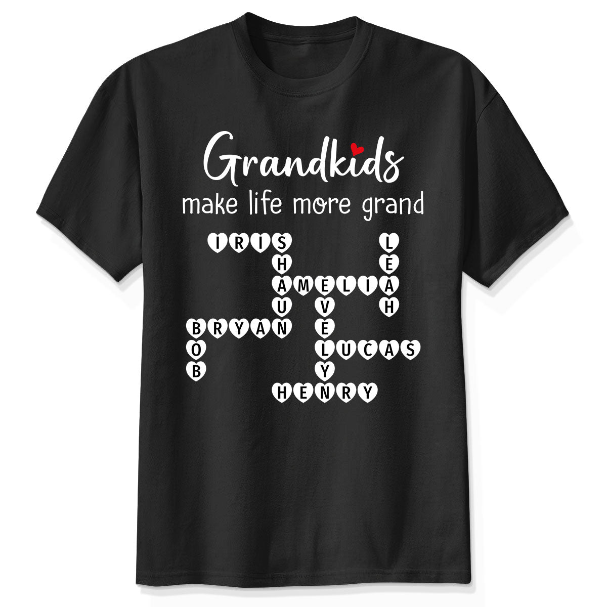 The Greatest Gift You Ever Know Crossword Puzzle Art Gift For Grandma Personalized Shirt