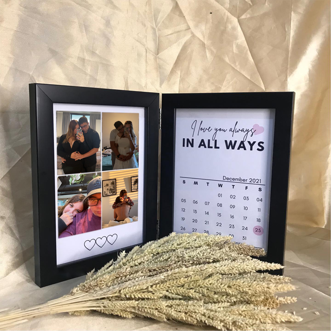 💖🎁Customized Couple Photo Folding Photo Frame, Valentine's Day Gift, Anniversary Gift