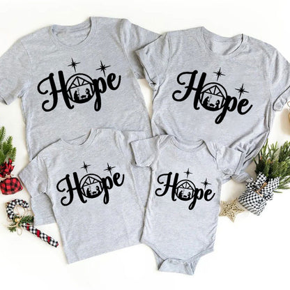 Christmas Hope Nativity Family Matching Shirts