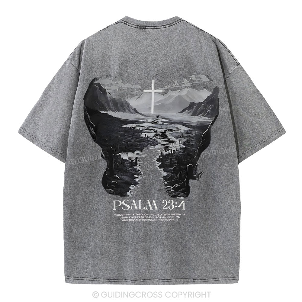 Fear No Evil  Christian Washed T-Shirt