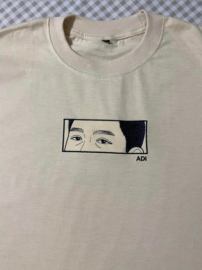 Custom Art Eyes Embroidered Sweatshirt