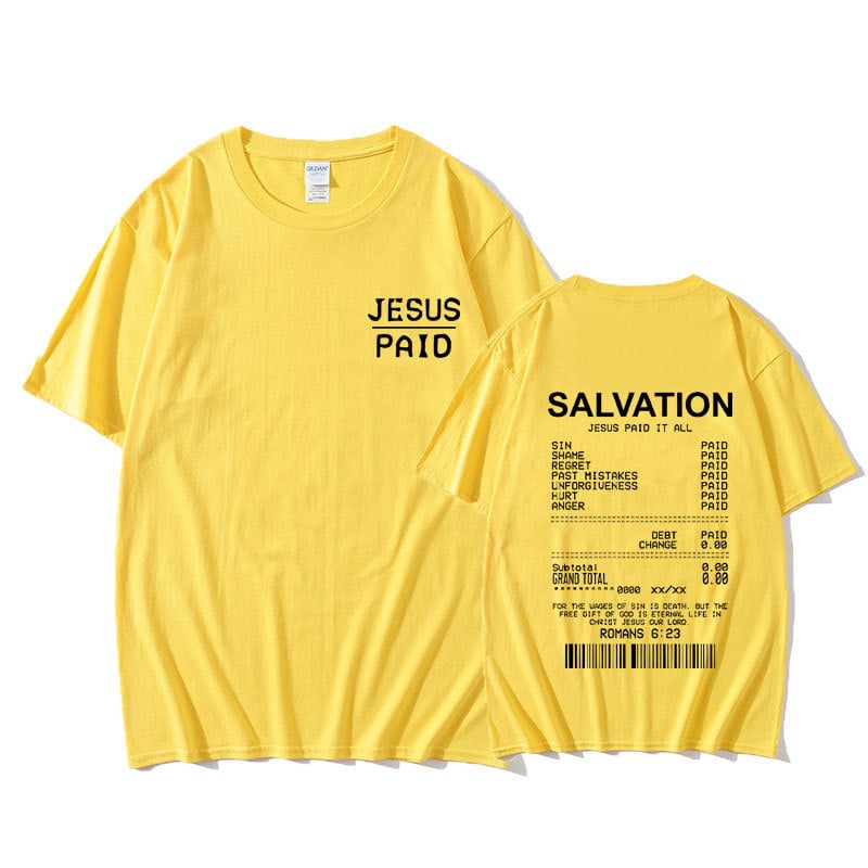 Jesus Paid It All Graphic Tshirt