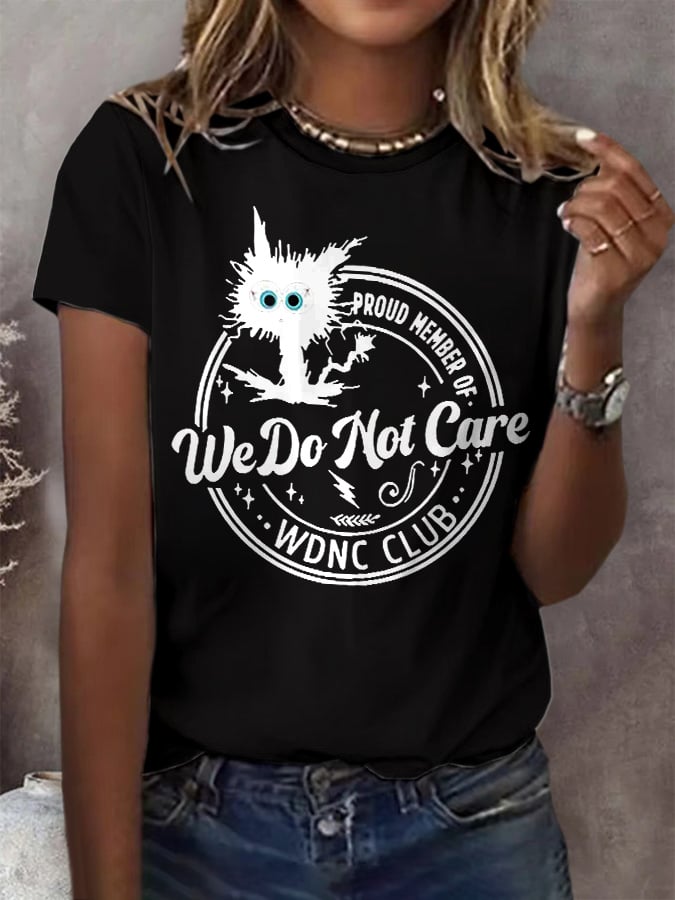 🔥Buy 3 Get 15% Off🔥Retro Funny Proud Member Of WDNC Club Menopause Perimenopause Print T-Shirt