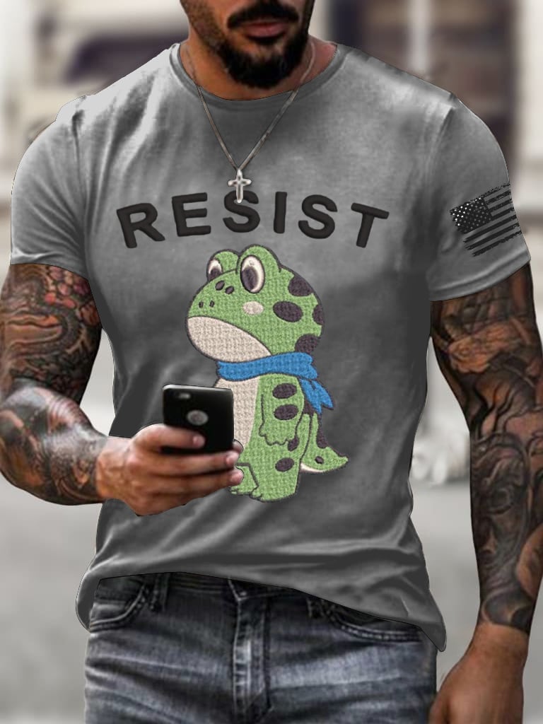 🔥Buy 3 Get 15% Off🔥Men's Frog Resist Print T-shirt