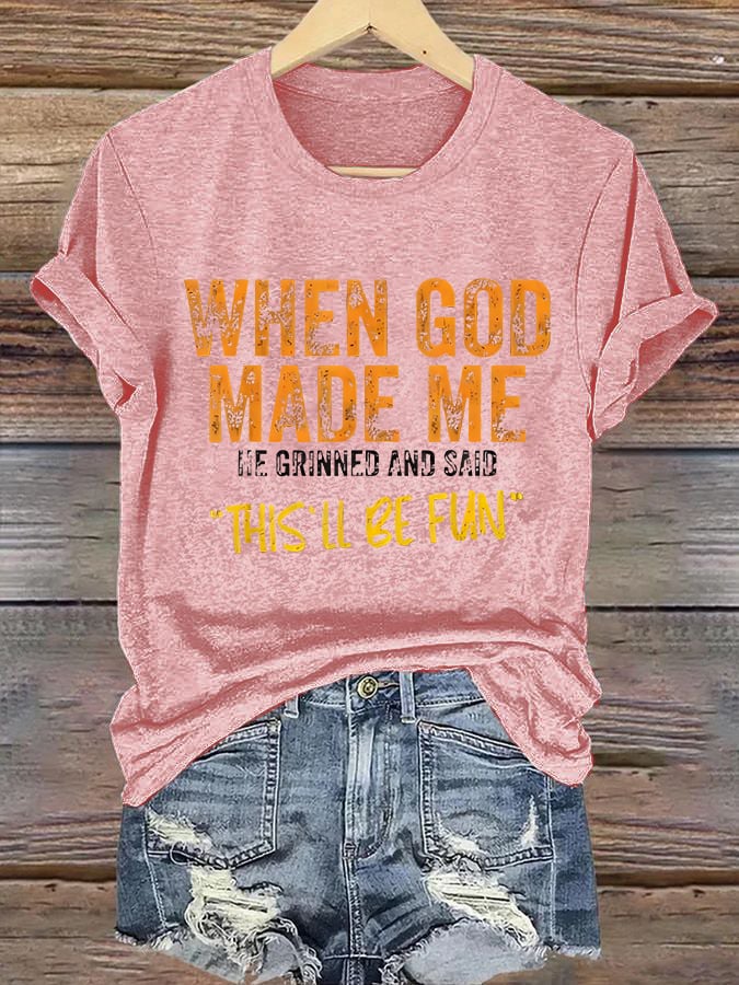 Women'S Casual Faith Short Sleeve T-Shirt
