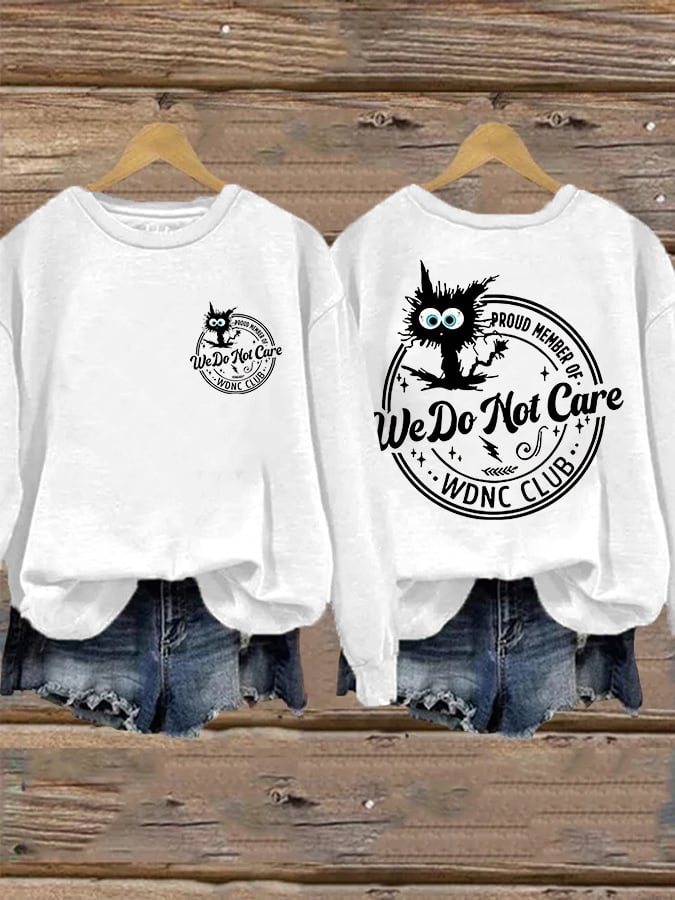 🔥Buy 3 Get 15% Off🔥Retro Funny Proud Member Of WDNC Club Menopause Perimenopause Print Sweatshirt