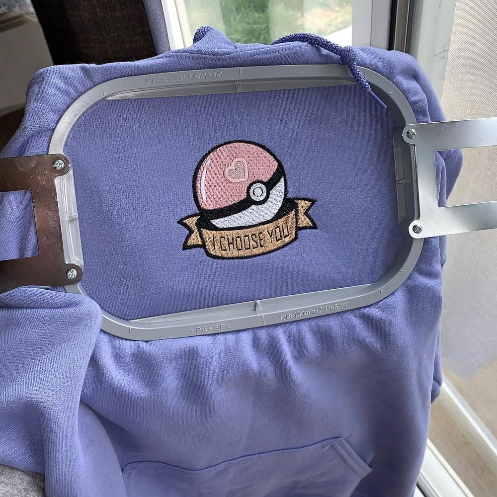 I Choose You Embroidered Sweatshirt