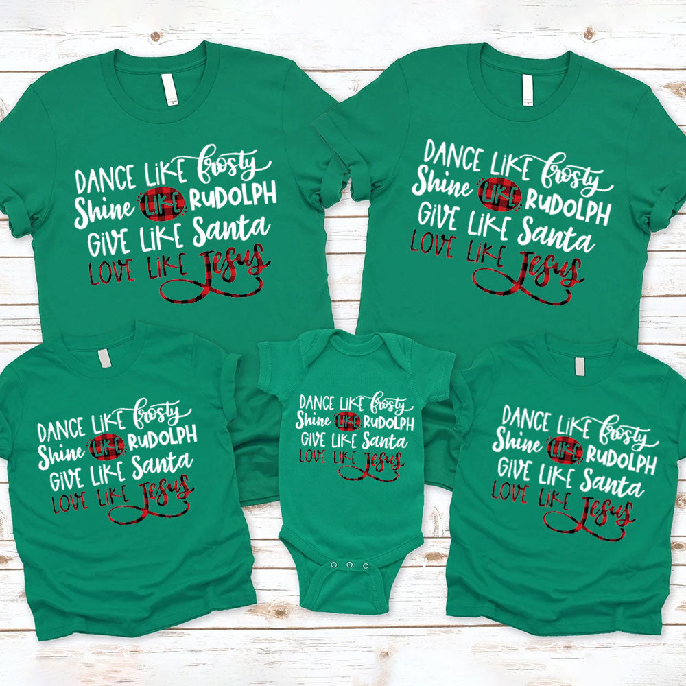 Love Like Jesus Family Matching Shirts