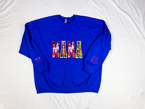 Custom Photo Embroidered Sweatshirt Hoodie T-shirt, Mother's Day Sweatshirt