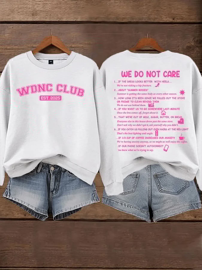 🔥Buy 3 Get 15% Off🔥Women's  WDNC Menopause And Perimenopause Print Sweatshirt