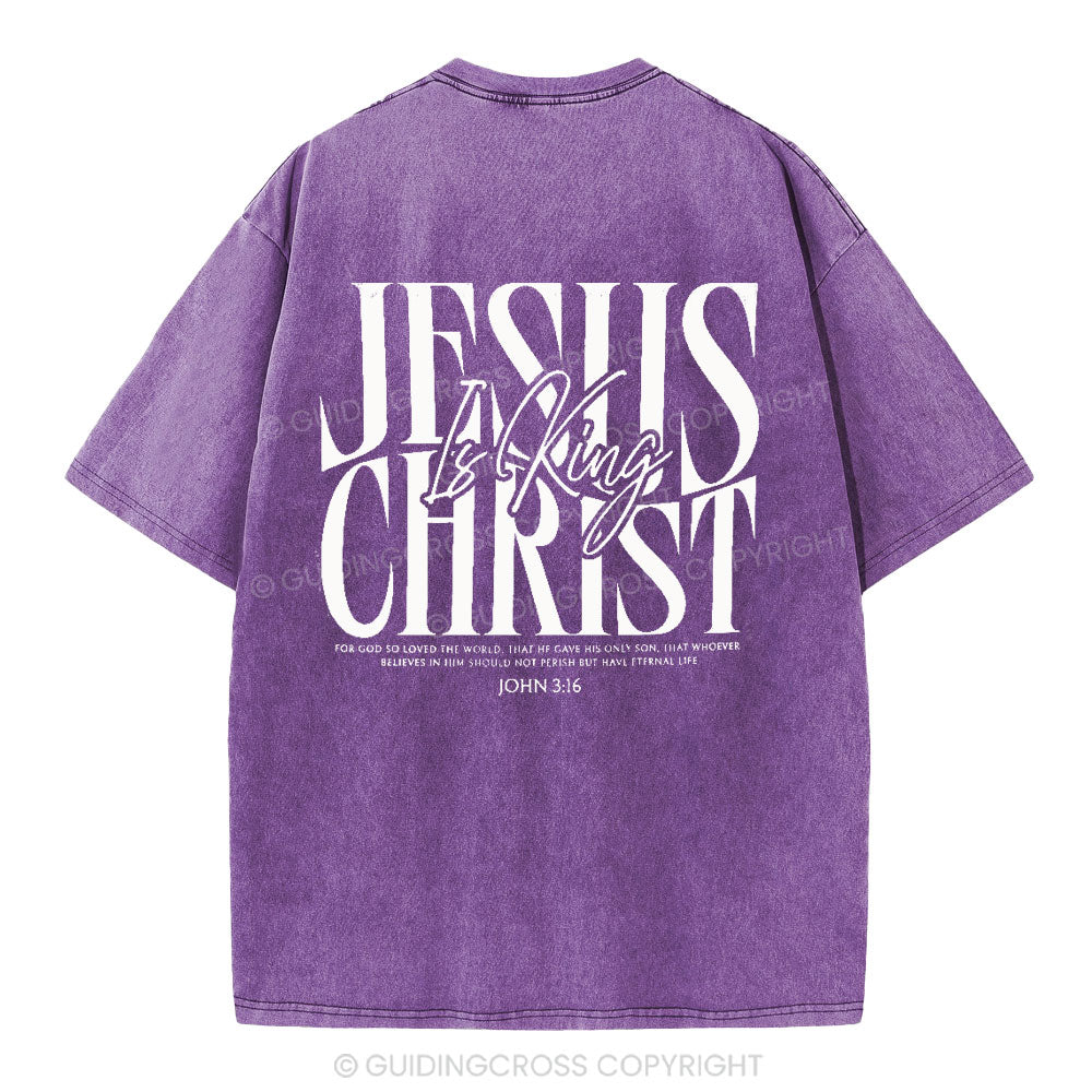 Jesus Christ Christian Washed T-Shirt