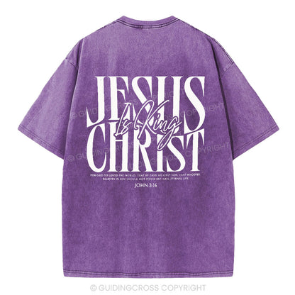 Jesus Christ Christian Washed T-Shirt