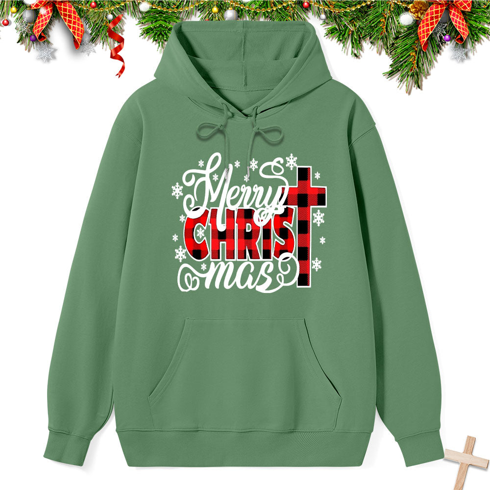 Merry Christ Mas Classic Christian Hoodie