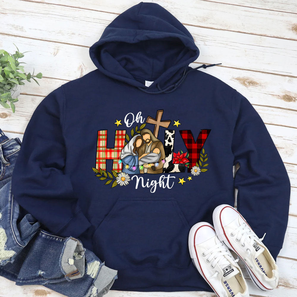 Oh Holy Night Christmas Hoodie