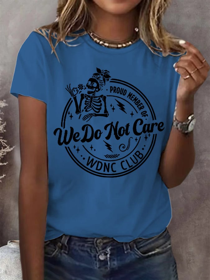 🔥Buy 3 Get 15% Off🔥Retro Funny Proud Member Of WDNC Club Menopause Perimenopause Print T-Shirt