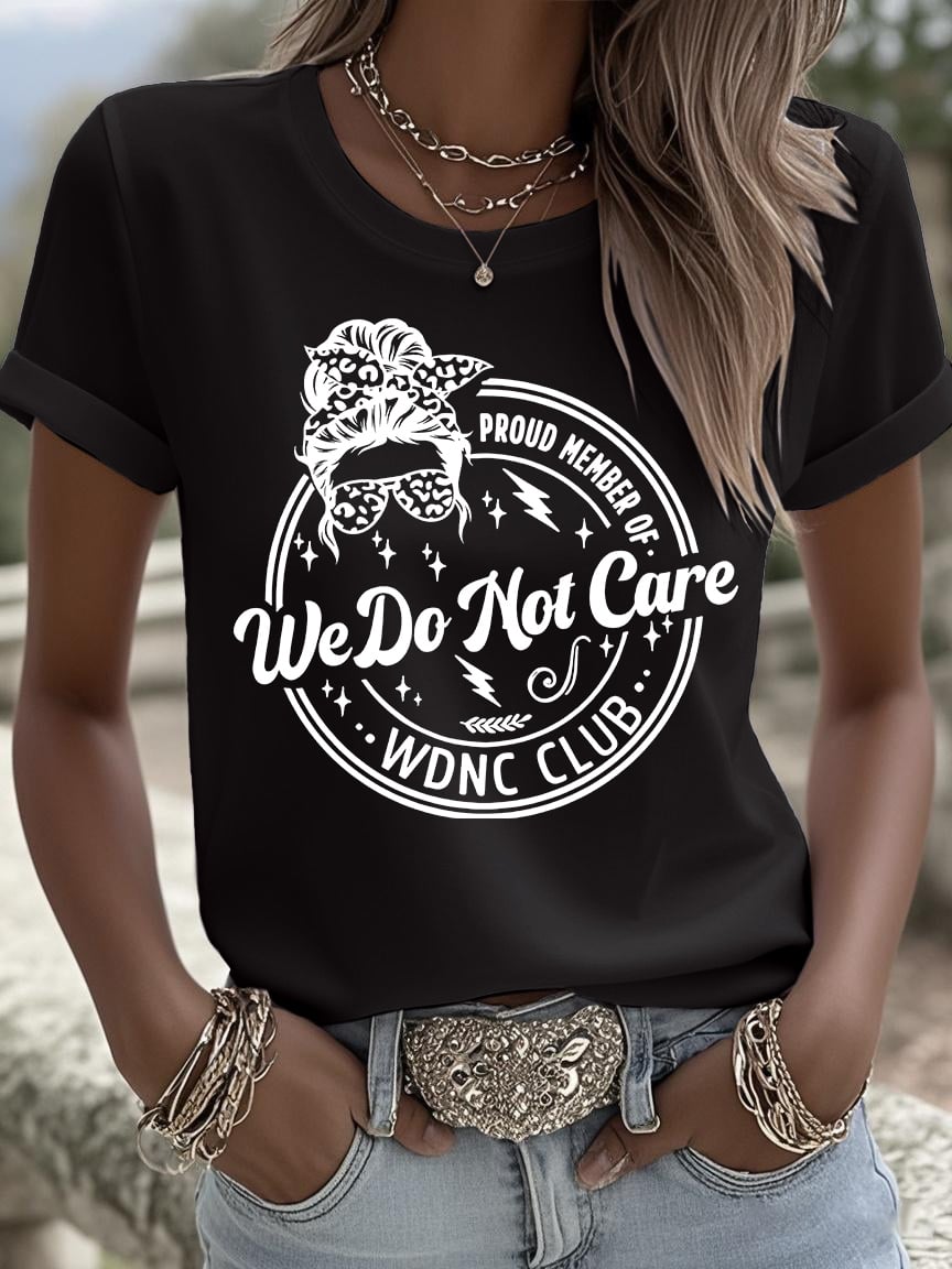 🔥Buy 3 Get 15% Off🔥Retro Funny Proud Member Of WDNC Club Menopause Perimenopause Print T-Shirt