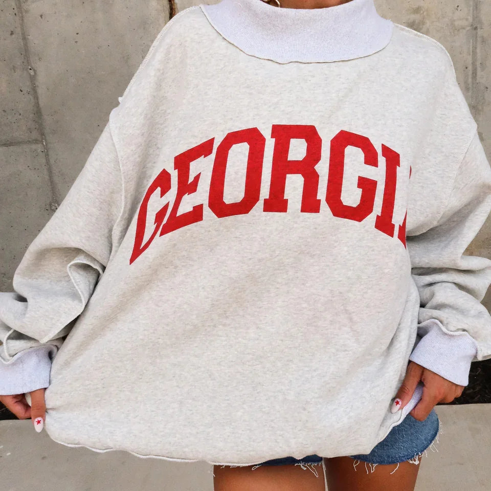 Personalized College Team Name Sweatshirt – Custom Fan & Group Gift