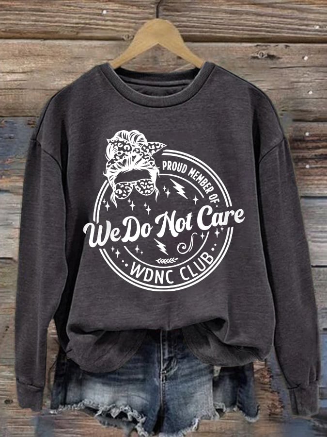 🔥Buy 3 Get 15% Off🔥Retro Funny Proud Member Of WDNC Print Sweatshirt