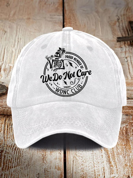 🔥Buy 3 Get 15% Off🔥Retro Funny Proud Member Of WDNC Club Menopause Perimenopause Print Baseball Cap