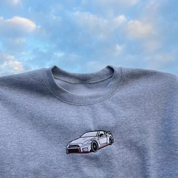 Customized Full-Color Car Embroidered Sweatshirt