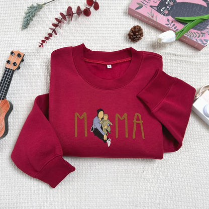 Personalised Mum Embroidered Sweatshirt