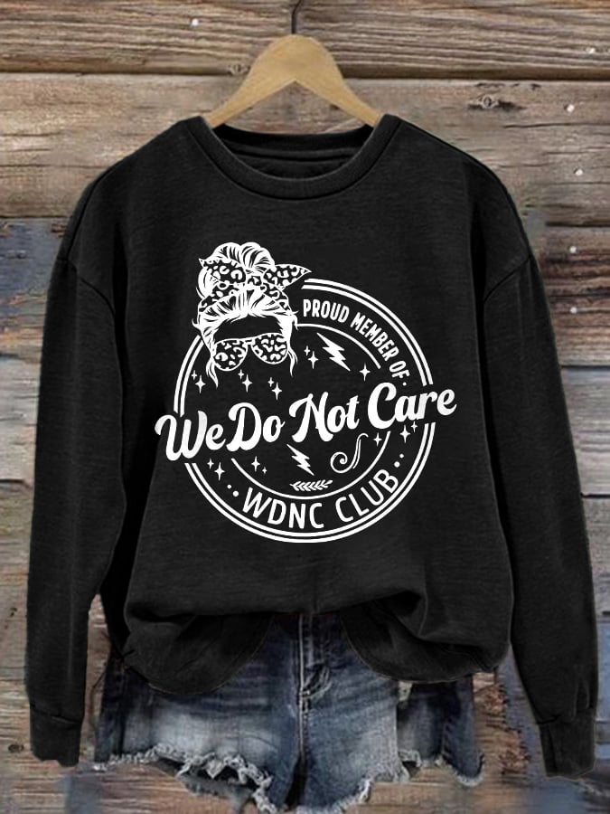 🔥Buy 3 Get 15% Off🔥Retro Funny Proud Member Of WDNC Print Sweatshirt