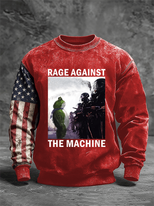 🔥Buy 3 Get 15% Off🔥Men's FDT Print Crew Neck Sweatshirt