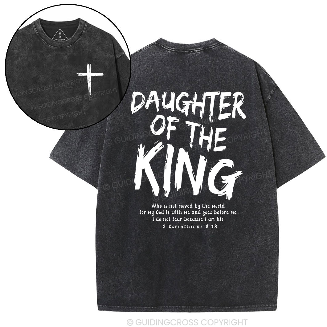 Daughter Of The King Christian Washed T-Shirt