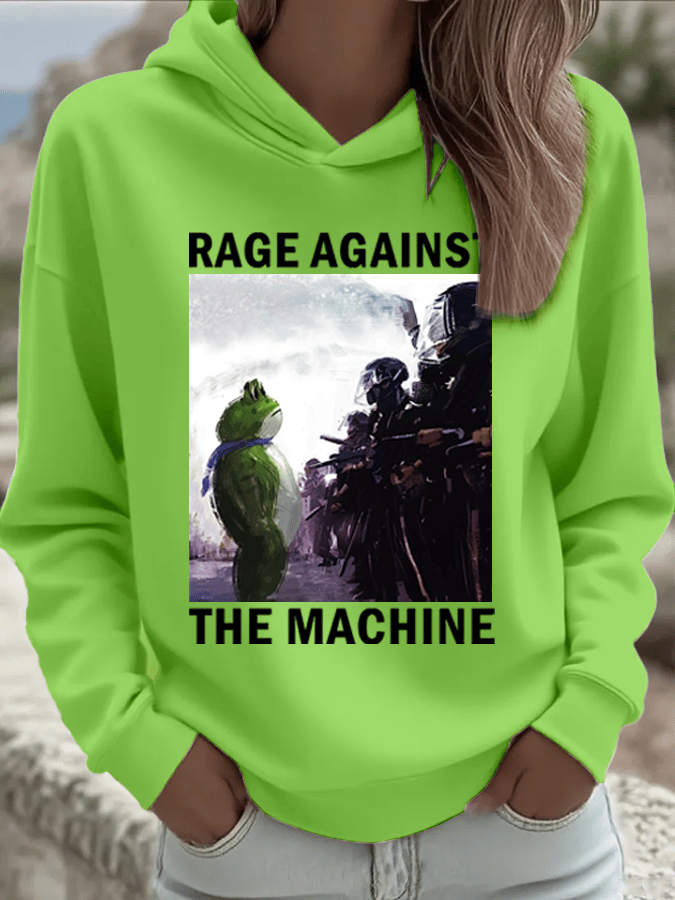 🔥Buy 3 Get 15% Off🔥Women's FDT Printed Hooded Sweatshirt