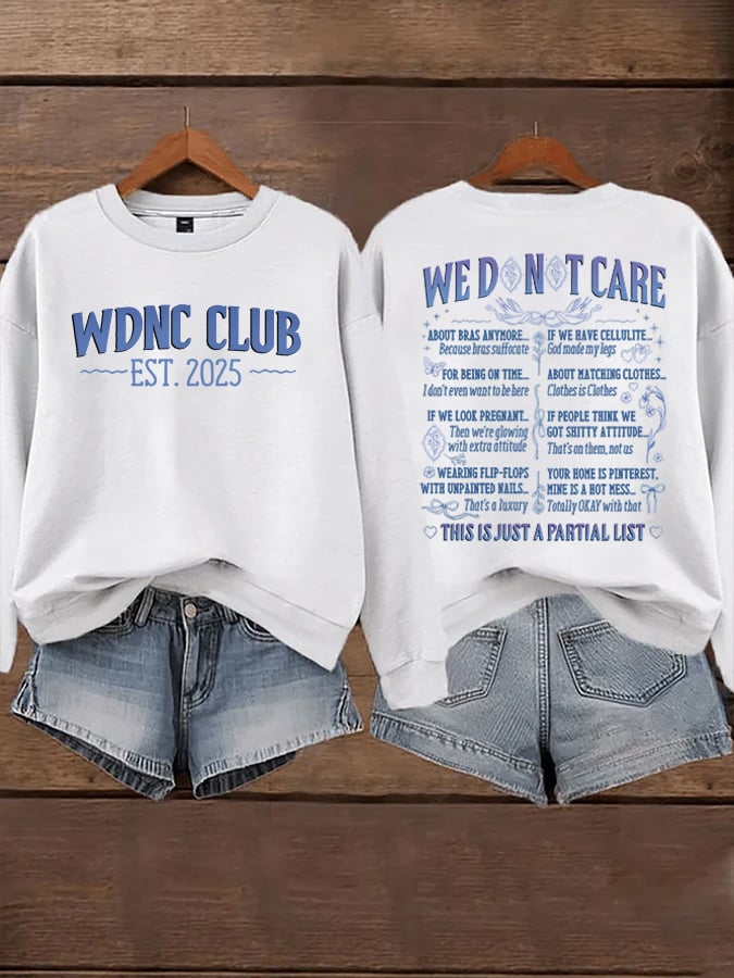 🔥Buy 3 Get 15% Off🔥Women's  WDNC Menopause And Perimenopause Print Sweatshirt