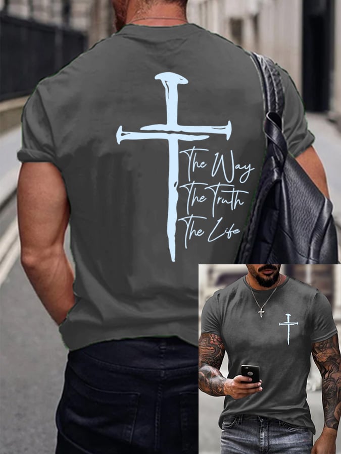 Men's The Way The Truth The Life Print T-Shirt