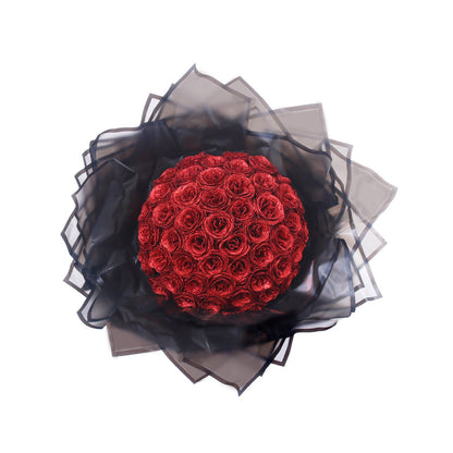 Everlasting Glitter Rose Bouquet 🌹✨ - Timeless Mother's Day Gift (Never Wither)