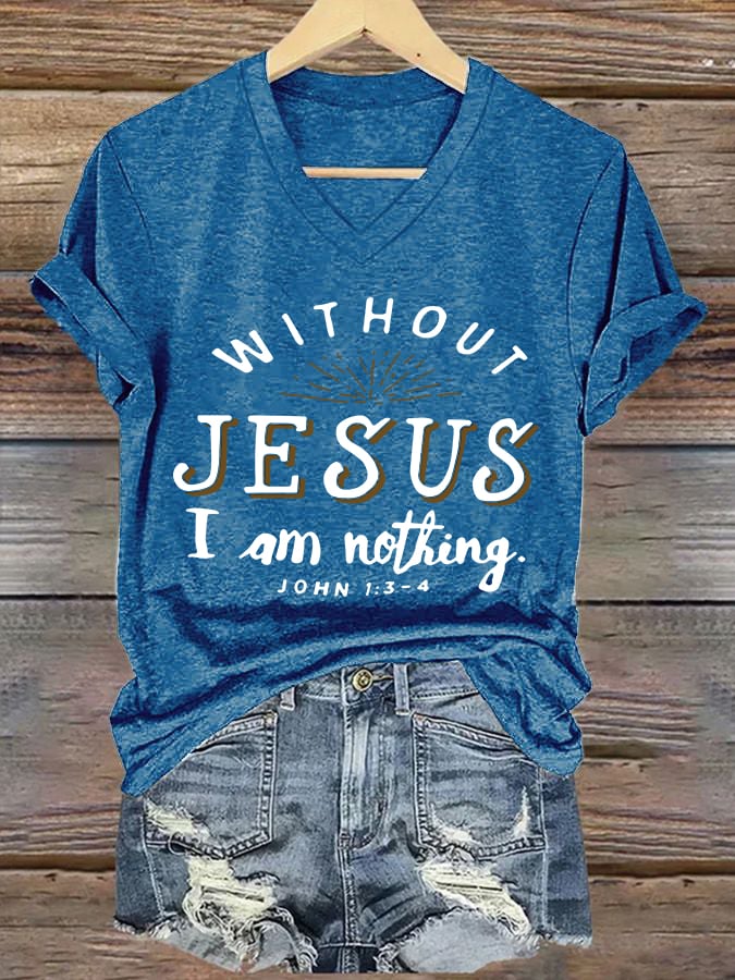 Women'S Casual Faith Short Sleeve T-Shirt