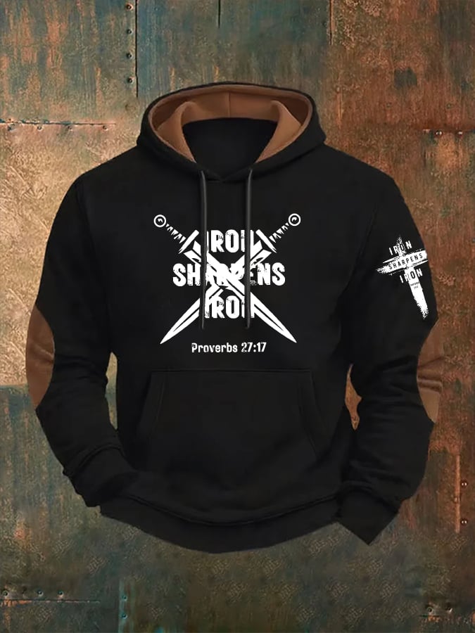 Men's Iron Sharpens Iron Faith  Sweatshirts